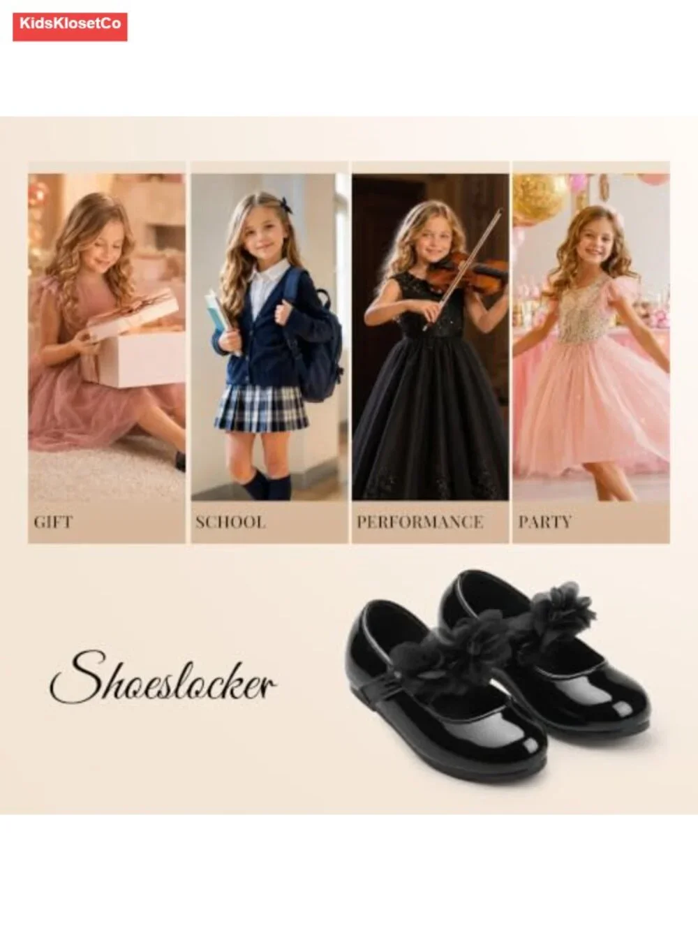 Toddler Girl Mary Jane Dress Shoes with Floral Appliques Soft Walking Flats